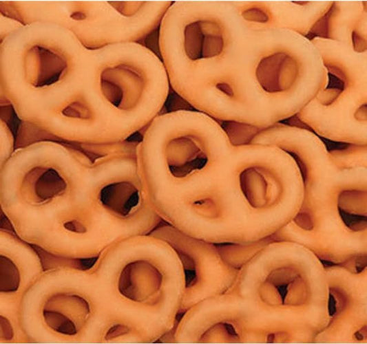 Pumpkin Spice Yogurt Covered Pretzels