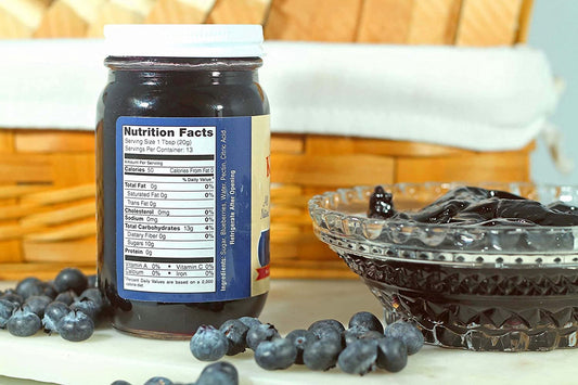 Blueberry Jam, All Natural, No Preservatives