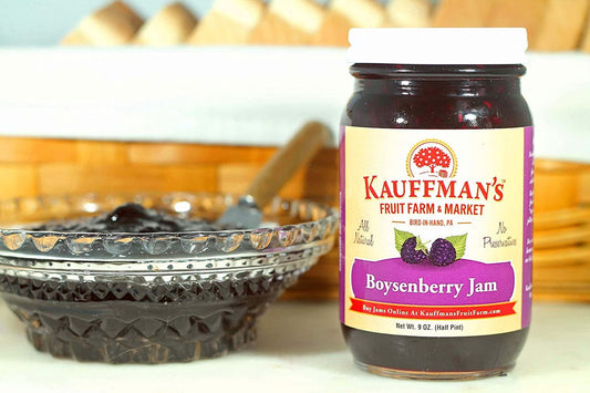 Boysenberry Jam, All Natural, No Preservatives, 9 oz. Jar