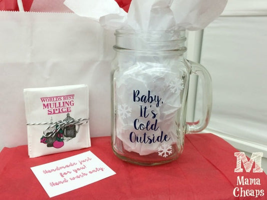 Baby it's Cold Outside' DIY Mulled Cider Mug Gift Idea