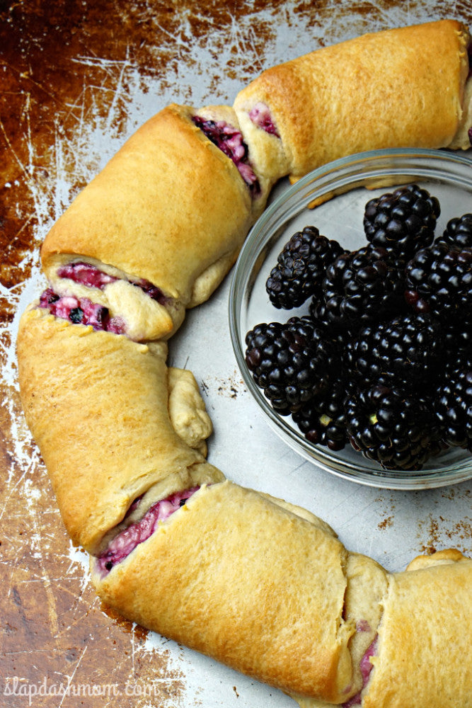 Blackberry Cream Cheese Crescent Rolls