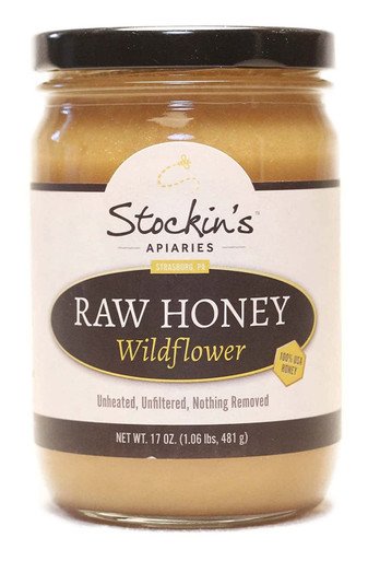 Raw Wildflower Honey, Unheated and Unfiltered