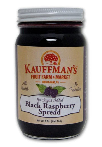 Seedless Black Raspberry Jam, All Natural, No Preservatives