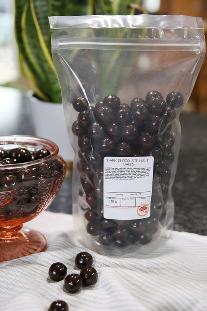Kauffman Orchards Dark Chocolate-Covered Malt Balls In Bulk