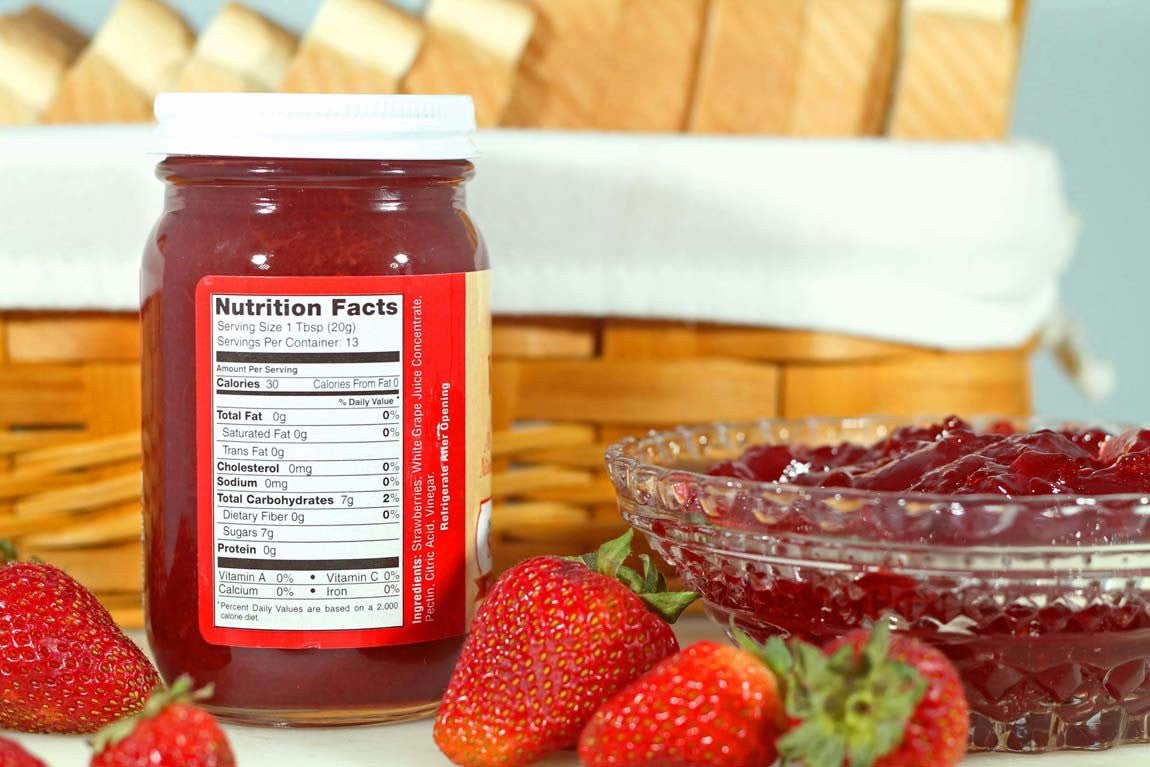 All-Natural Strawberry Jam, No Sugar Added