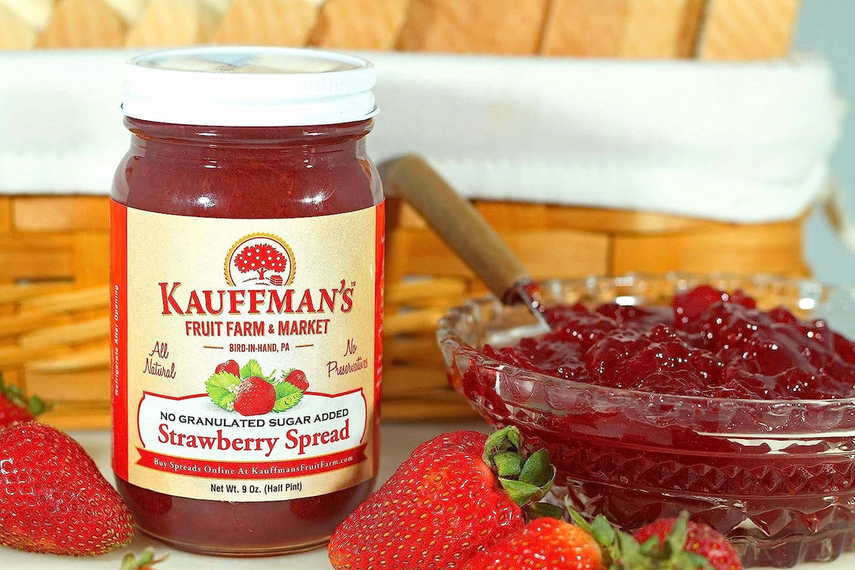 All-Natural Strawberry Jam, No Sugar Added