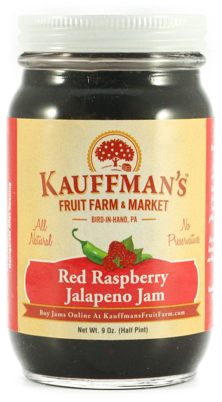 Red Raspberry Jalapeno Jam, All Natural, No Preservatives