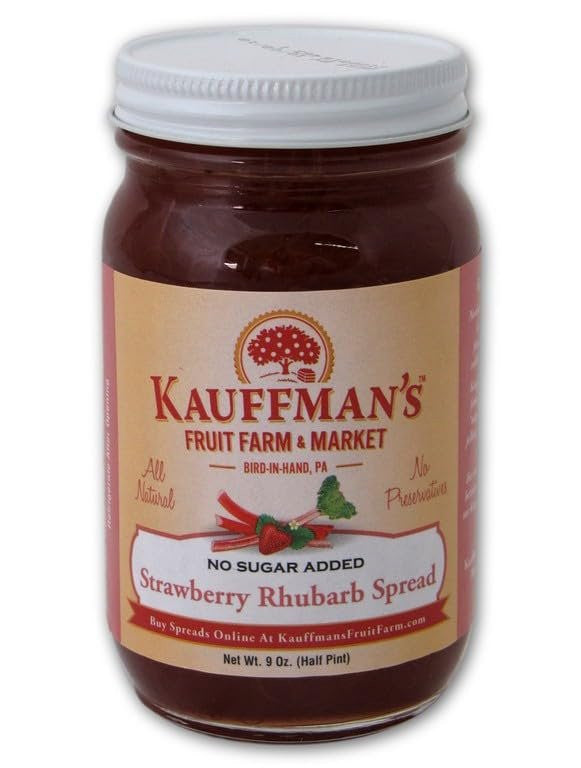 All-Natural Strawberry Rhubarb Jam