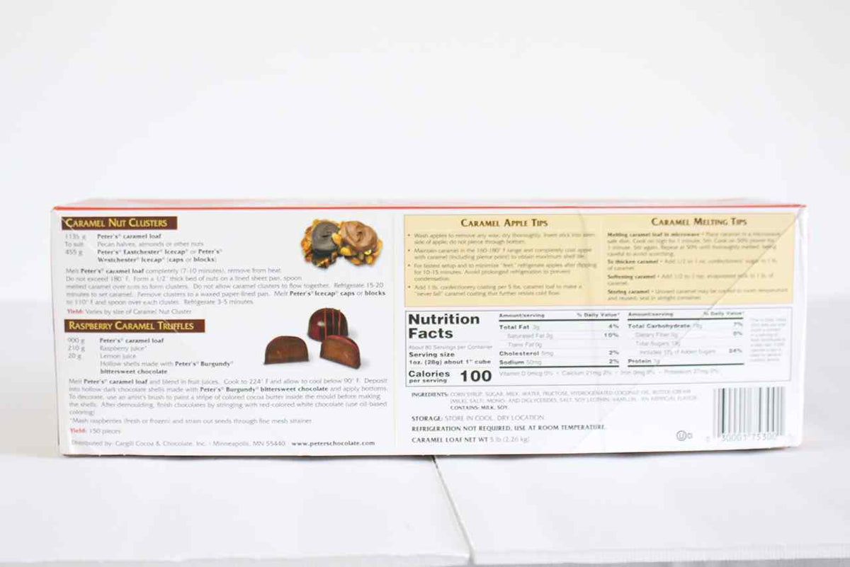 Peters Caramel For Caramel Apples and Candy Making, 5 Lb. Block