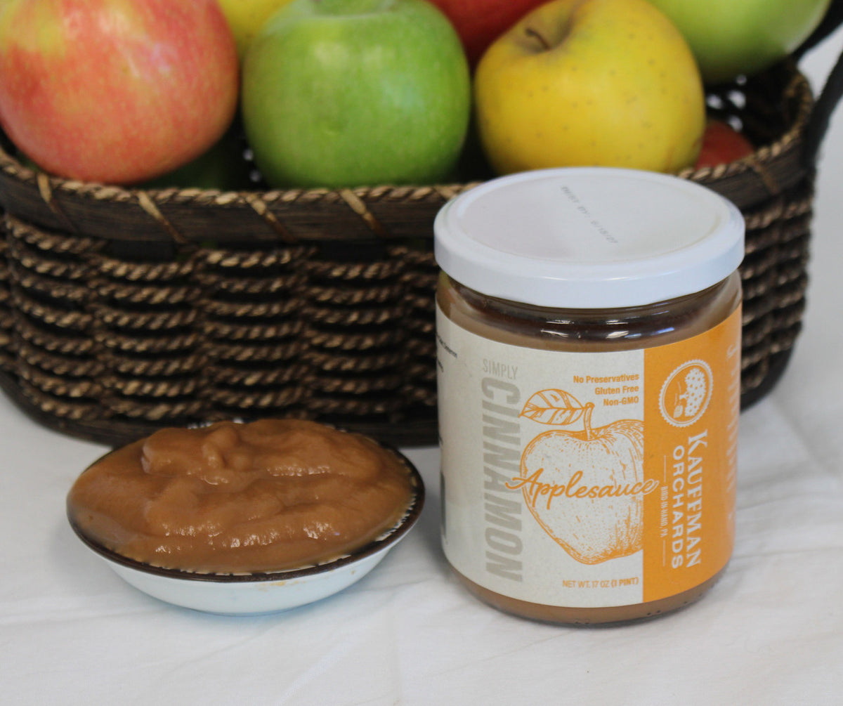 Small Batch Simply Cinnamon Applesauce, No Granulated Sugar Added, 17 oz. Jar