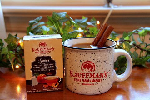 Kauffman Orchards Spice Bags for Hot Mulled Cider, 8 Ct (Pack of 2)