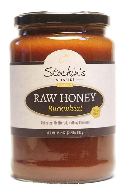 Raw Buckwheat Honey, Unheated and Unfiltered