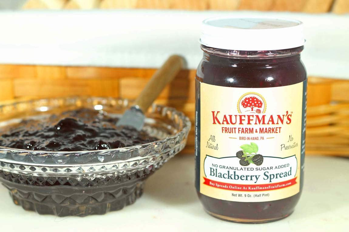 All Natural Blackberry Fruit Spread