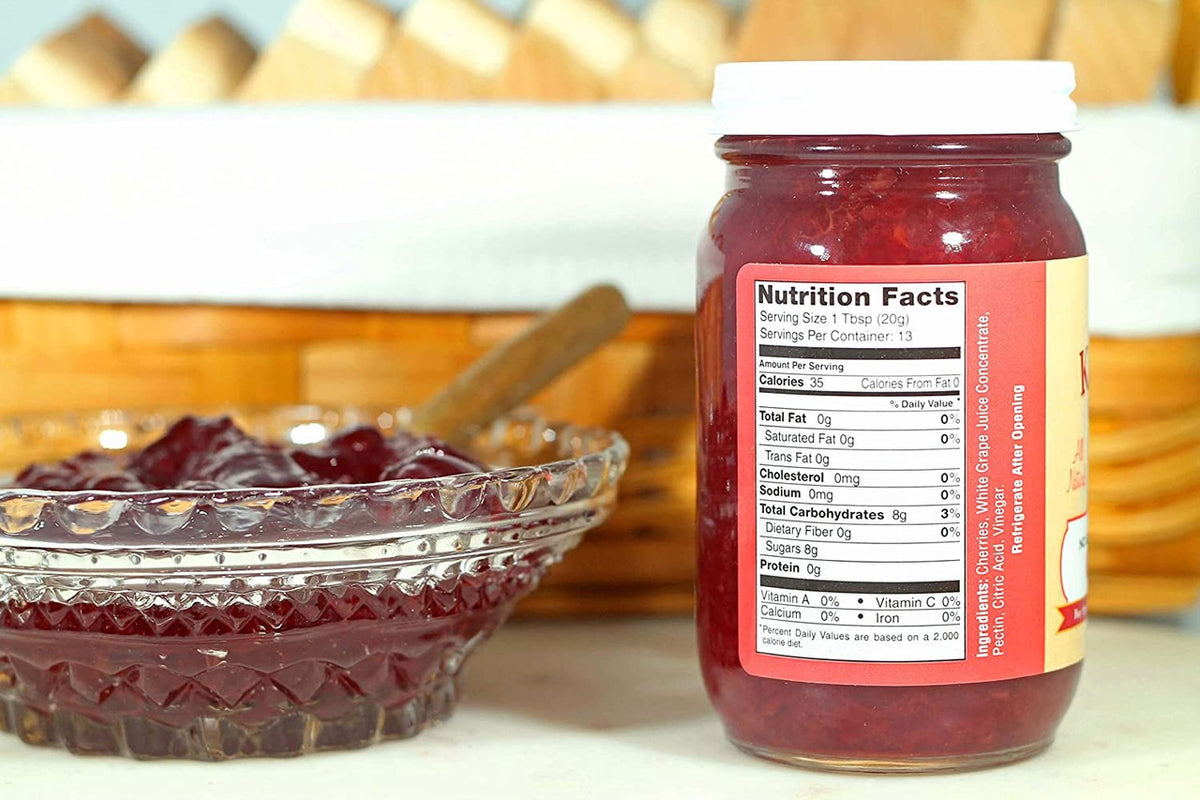 Kauffman Orchards All Natural, Cherry Jam