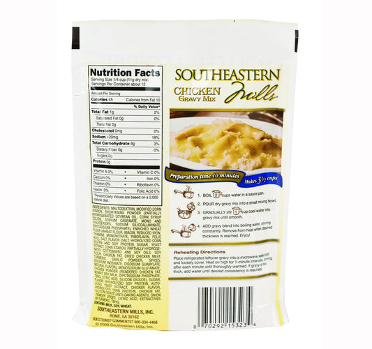 Roast Chicken Gravy Mix by Southeastern Mills, 3 Oz.
