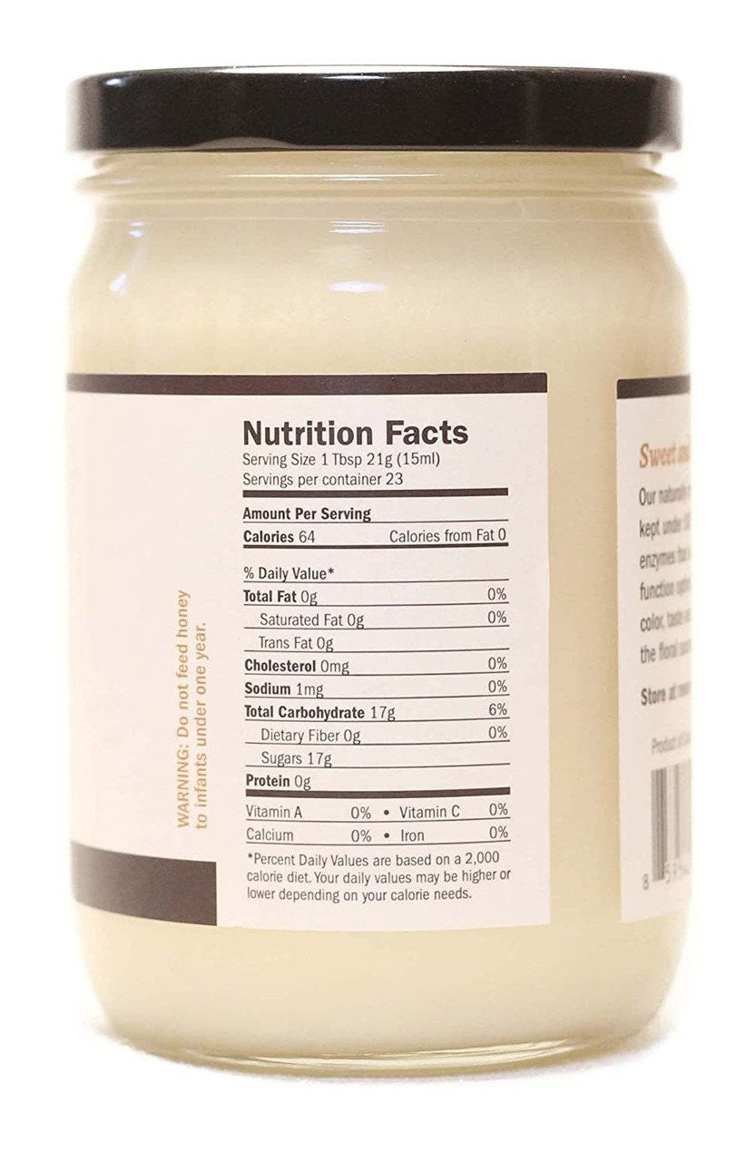 Raw Alfalfa Honey, Unheated and Unfiltered