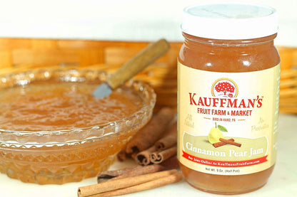 Cinnamon Pear Jam, All Natural, No Preservatives