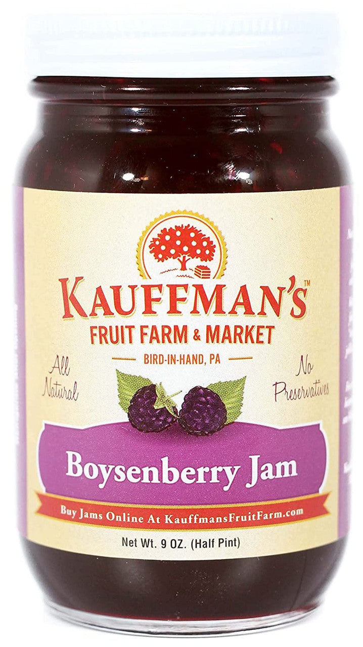 Boysenberry Jam, All Natural, No Preservatives, 9 oz. Jar