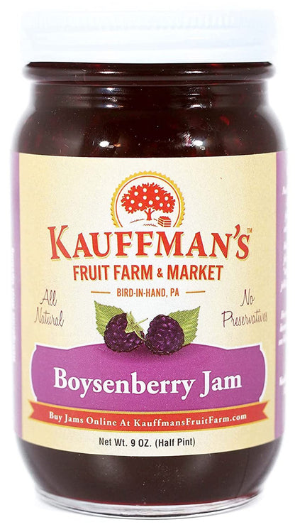 Boysenberry Jam, All Natural, No Preservatives, 9 oz. Jar