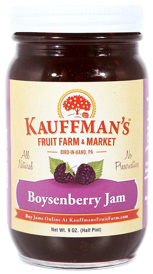 Boysenberry Jam, All Natural, No Preservatives, 9 oz. Jar