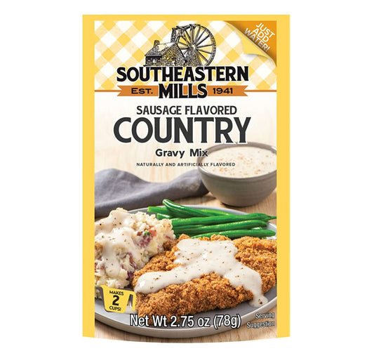 Sausage Flavored Country Gravy Mix by Southeastern Mills, 2.75 Oz.