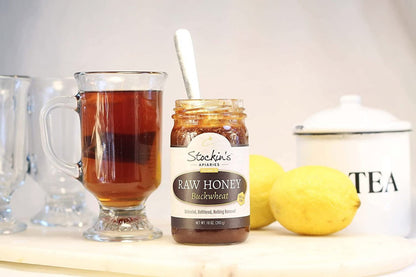 Raw Buckwheat Honey, Unheated and Unfiltered