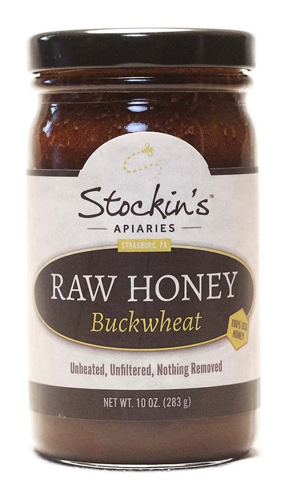 Raw Buckwheat Honey, Unheated and Unfiltered