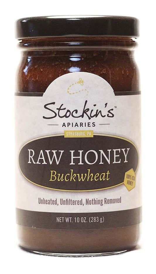 Raw Buckwheat Honey, Unheated and Unfiltered