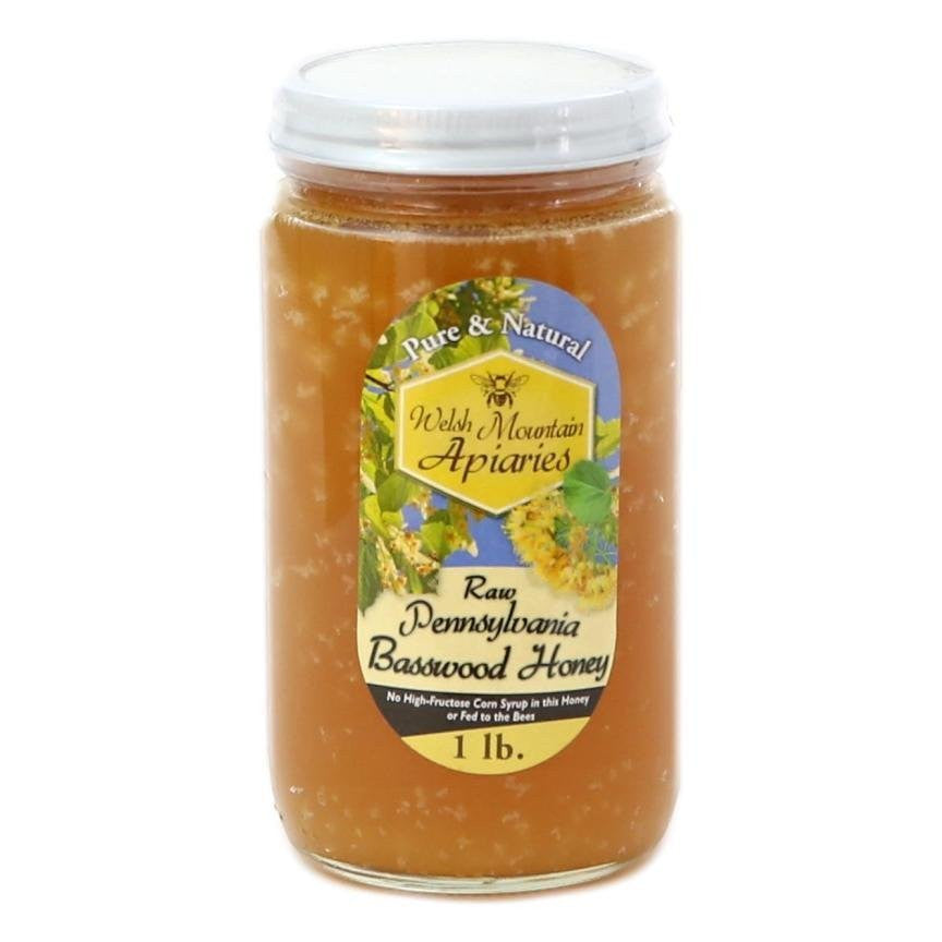 Pennsylvania Basswood Honey by Welsh Mountain Apiaries, Raw and Unfiltered