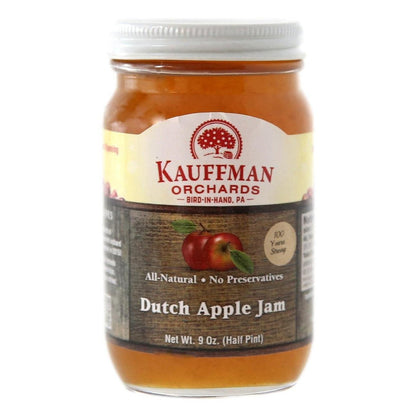 Dutch Apple Jam, All Natural, No Preservatives, 9 oz. Jar