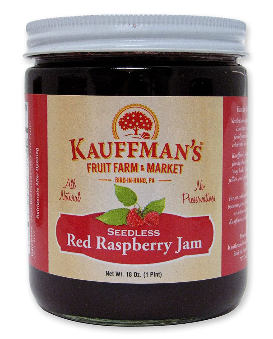 Seedless Red Raspberry Jam