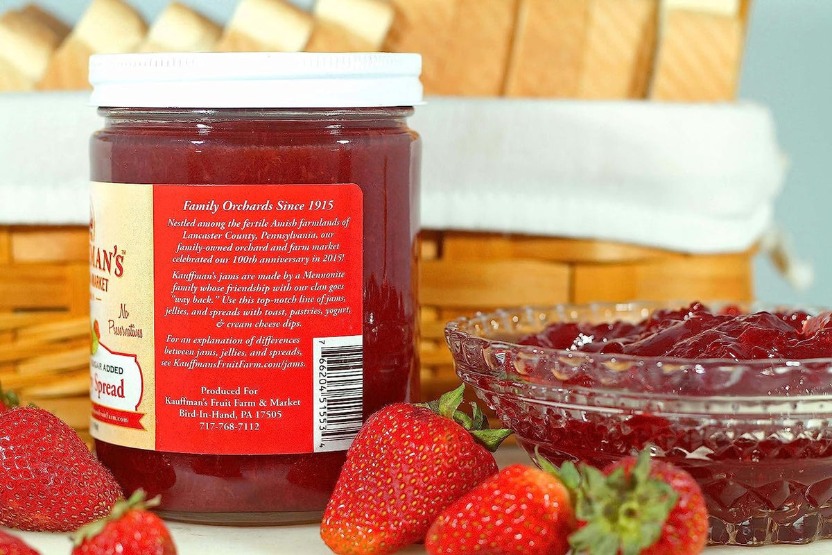 All-Natural Strawberry Jam, No Sugar Added