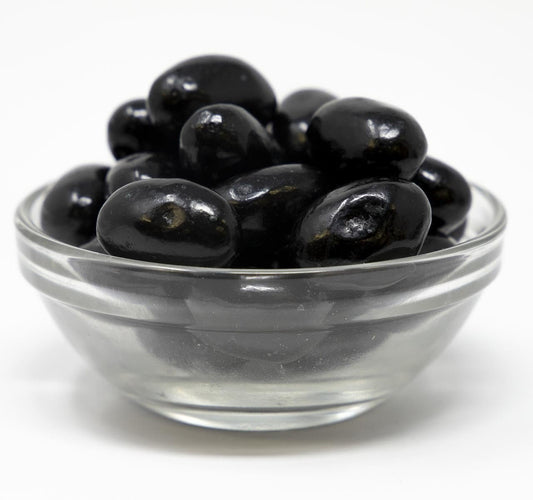 Jumbo Black Licorice Jelly Beans, 1 Pound Bag