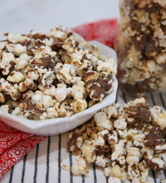 Emma's Gourmet Popcorn - Chocolate and Peanut Butter Popcorn - 18 Oz. Bag
