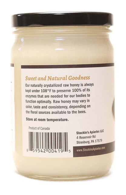 Raw Alfalfa Honey, Unheated and Unfiltered