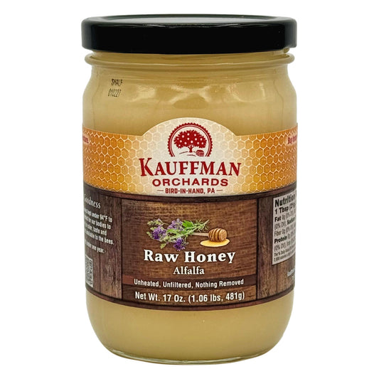 Raw Alfalfa Honey, Unfiltered and Unheated