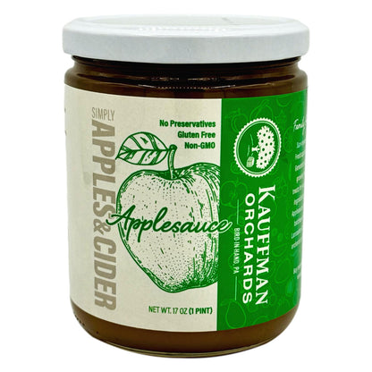 Small Batch Applesauce, No Sugar or Spice Added, 17 oz. Jar