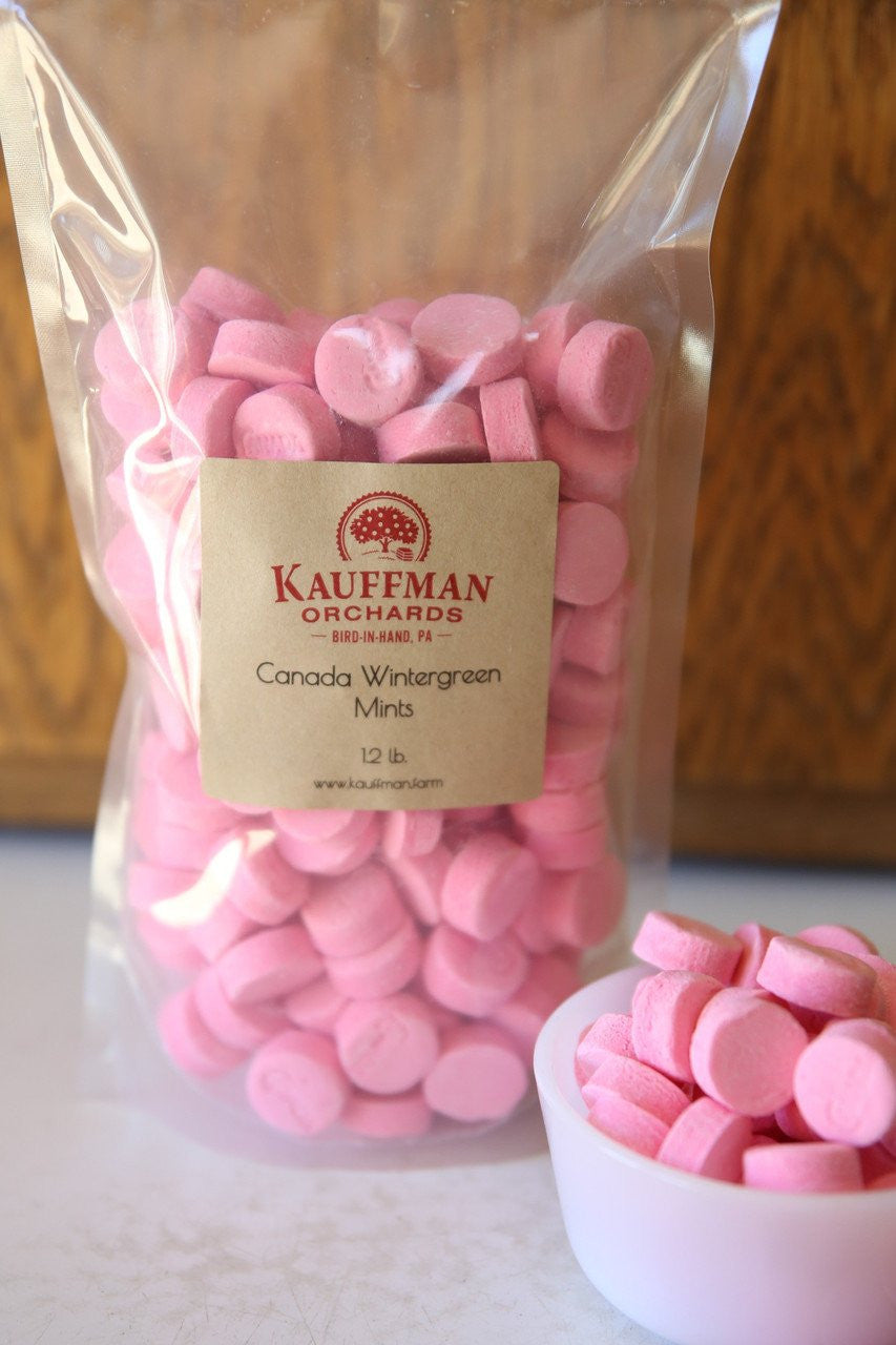 Wintergreen Pink Candy Canada Mint Lozenges