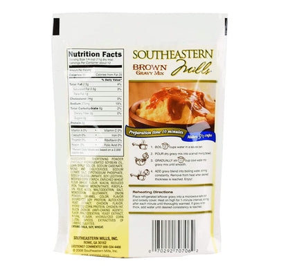 Country Brown Gravy Mix by Southeastern Mills, 4.5 Oz.