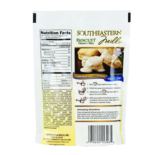 Biscuit Gravy Mix by Southeastern Mills, 4.5 Oz.