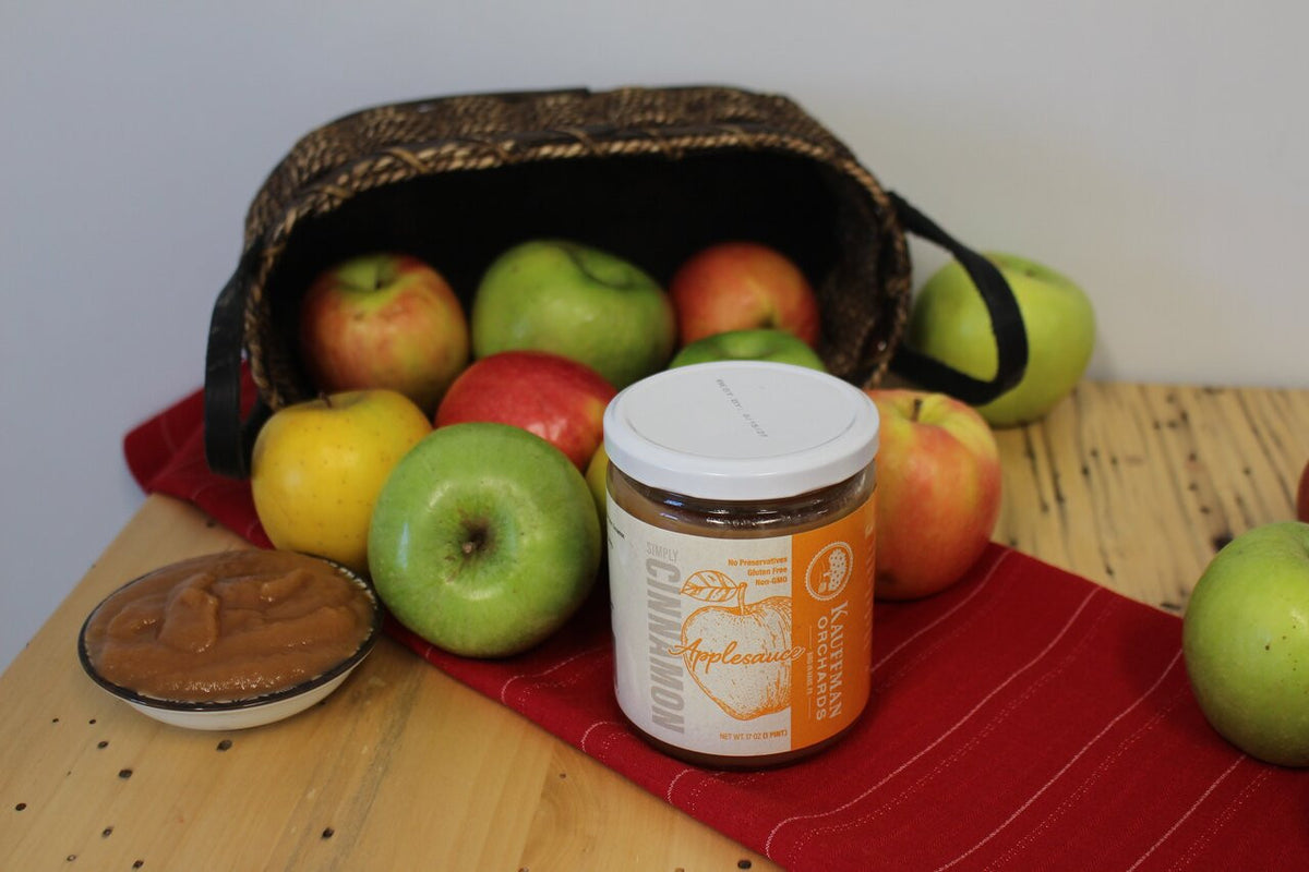 Small Batch Simply Cinnamon Applesauce, No Granulated Sugar Added, 17 oz. Jar