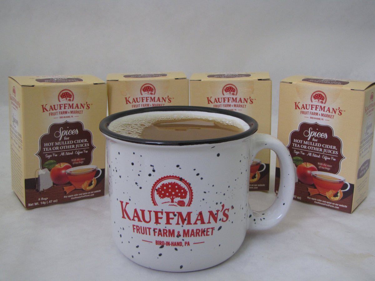 Kauffman Orchards Spice Bags for Hot Mulled Cider, 8 Ct (Pack of 2)
