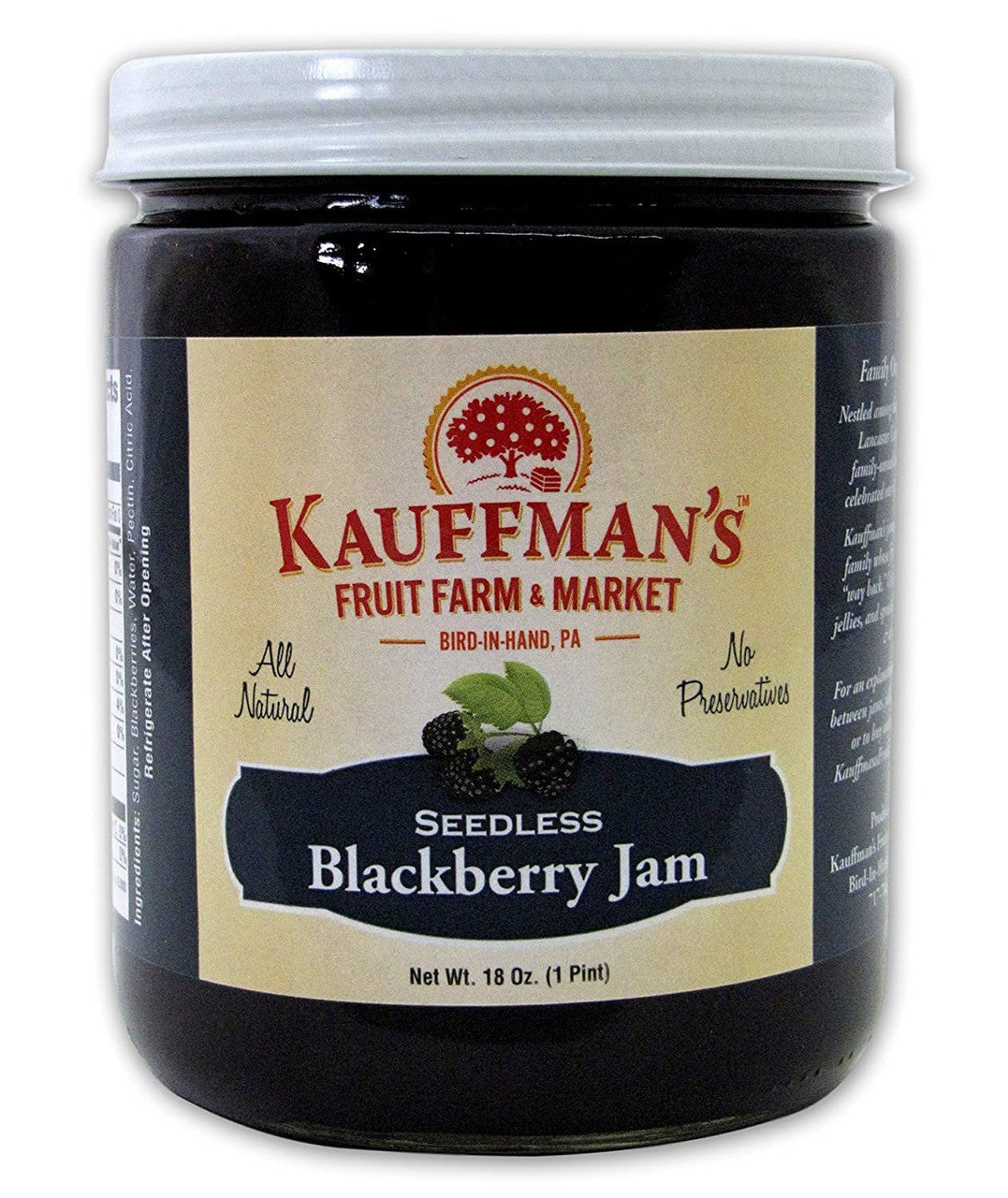 All Natural Blackberry Fruit Spread