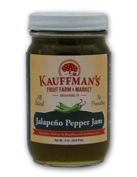 Jalapeno Pepper Jam, All Natural, No Preservatives, 9 Oz.