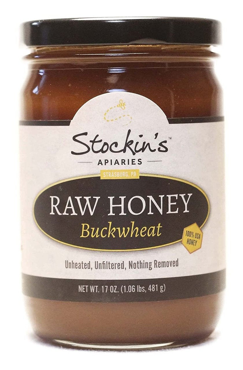 Raw Buckwheat Honey, Unheated and Unfiltered