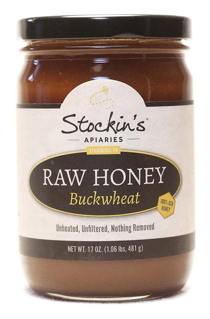 Raw Buckwheat Honey, Unheated and Unfiltered