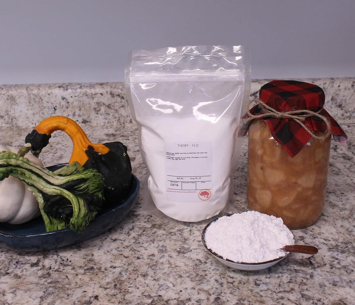 Kauffman Orchards Thermflo Canning and Freezing Thickener - Modified Corn Starch Food Thickener