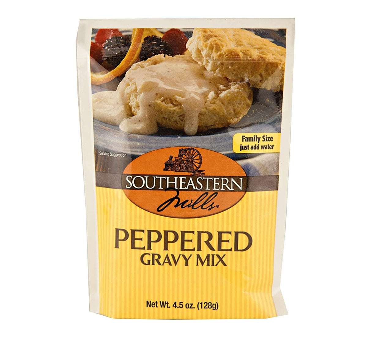 Old-Fashioned Peppered Gravy Mix by Southeastern Mills, 4.5 Oz.