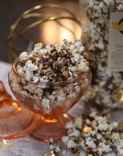 Emma's Gourmet Popcorn - Chocolate and Peanut Butter Popcorn - 18 Oz. Bag