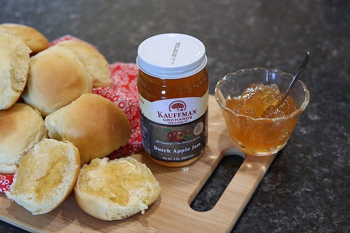 Dutch Apple Jam, All Natural, No Preservatives, 9 oz. Jar